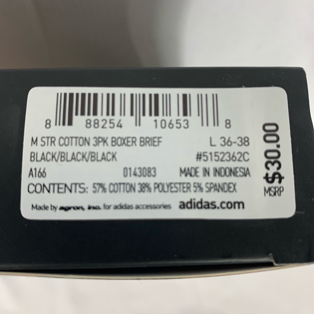 NWT Adidas 3 Pack Performance Underwear - Picture 4 of 4